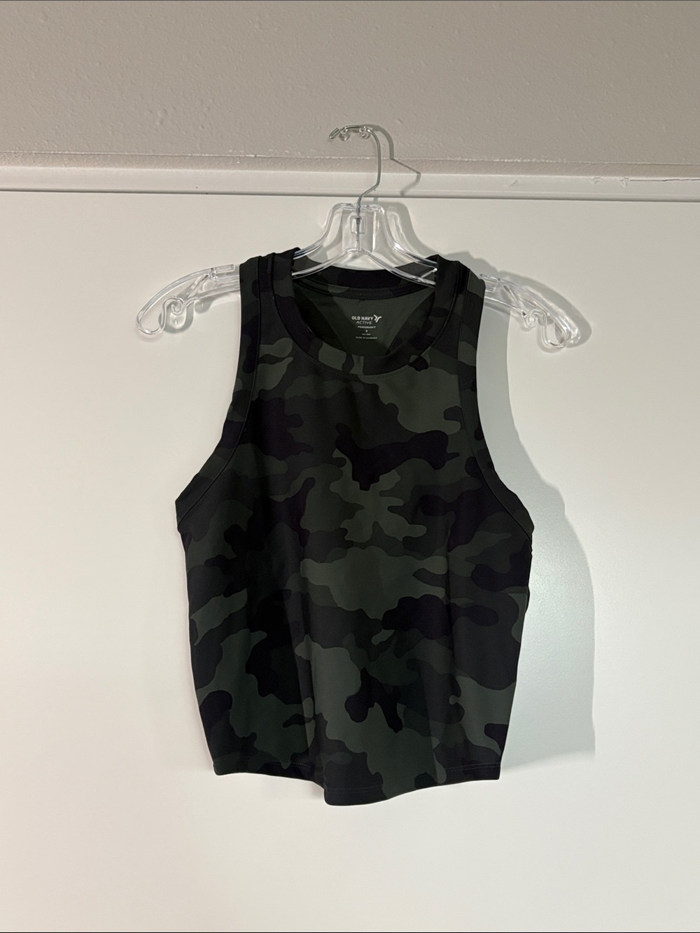 NWOT Old Navy Active Powersoft Racerback Tank in Camo